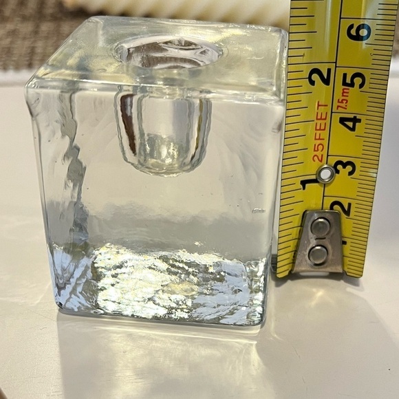 1980s Vintage Postmodern Blenko-Style
Candlestick - Picture 4 of 7